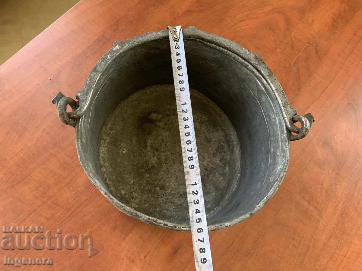 Доставка на КОТЕЛ КОТЛЕ МЕНЧЕ БАКЪР МЕД СТАРИНЕН СЪД- 5 ЛИТРА