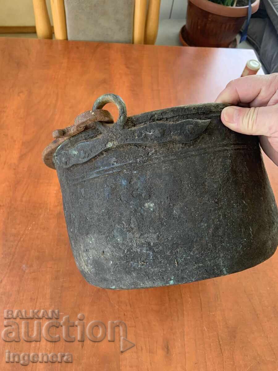 BOILER KOTLE MENCHE COPPER COPPER OLD VESSEL - 7 LITERS - 5 BOILER KOTLE MENCHE COPPER COPPER OLD VESSEL - 7 LITERS - 5