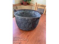 CAZAN Cazan Mânere Cupru Cupru Vas Vechi - 7 LITRI