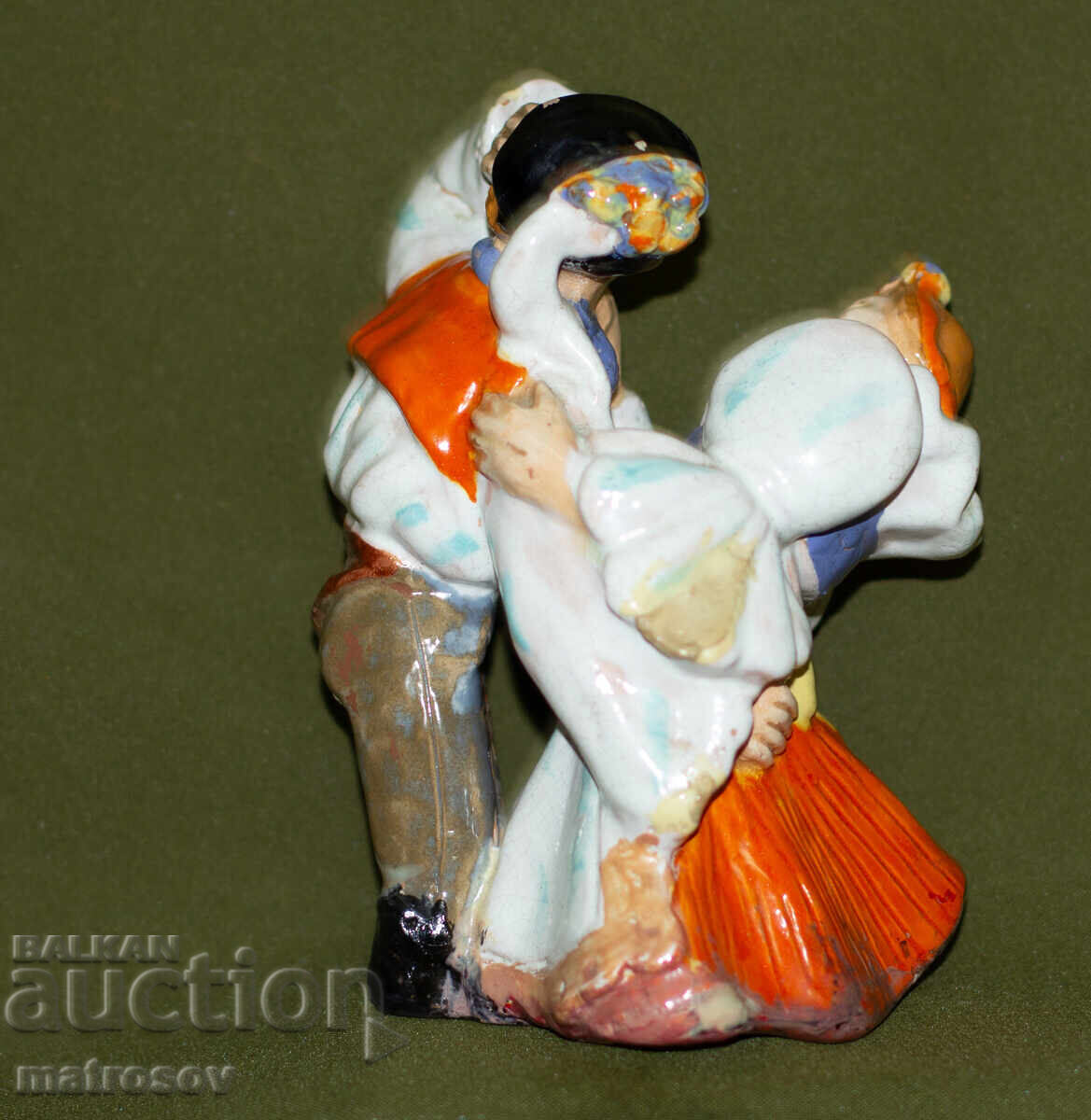 Δημοπρασία Παλιά τσέχικη πορσελάνινη φιγούρα χορευτικού ζευγαριού