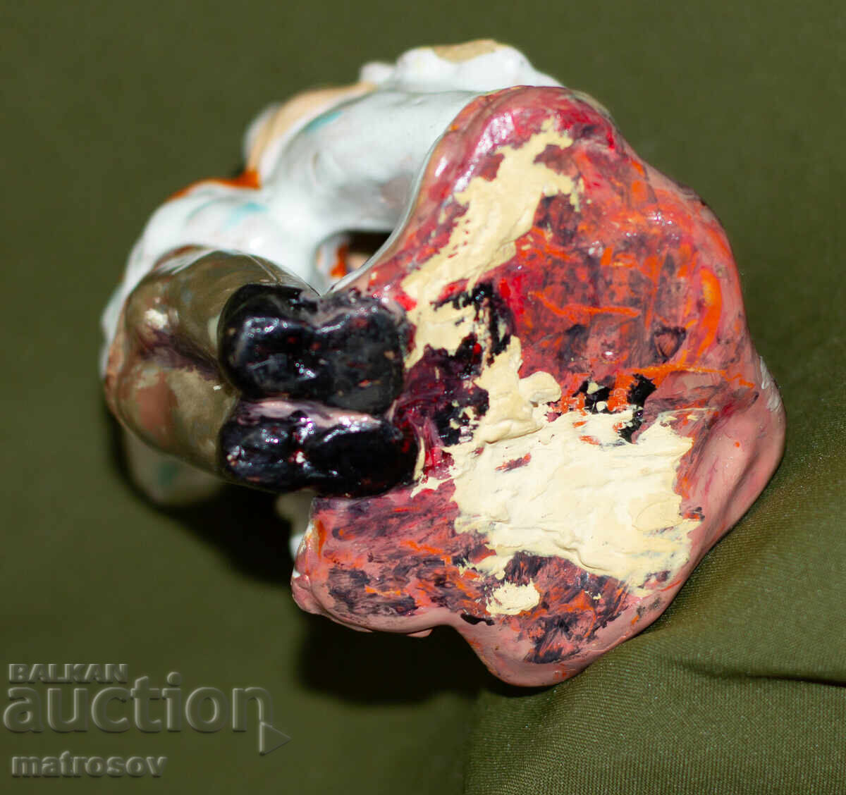 Παλιά τσέχικη πορσελάνινη φιγούρα χορευτικού ζευγαριού - 7