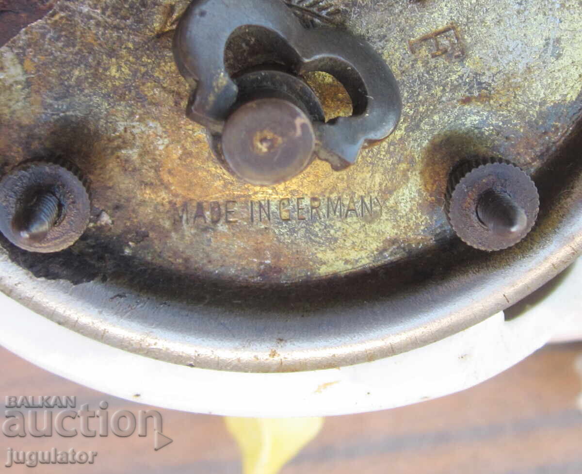 Αρχαίο γερμανικό επιτραπέζιο πορσελάνινο ρολόι - 7