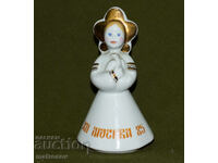 Figurină din porțelan rusesc XII Festivalul Mondial al Tineretului