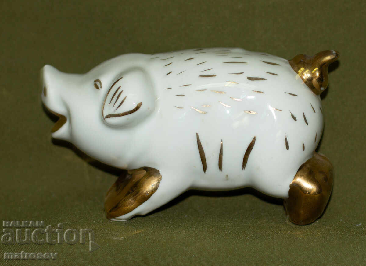 Δημοπρασία Παλιά βουλγάρικη πορσελάνινη φιγούρα, γουρουνάκι