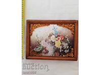 Tablou cu chihlimbar baltic 18,5*23,5 cm