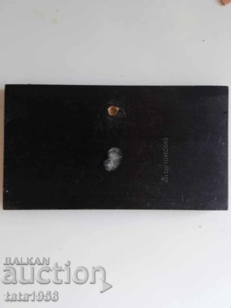 Painting with Baltic amber on wood 10*18 cm - 6 Painting with Baltic amber on wood 10*18 cm - 6