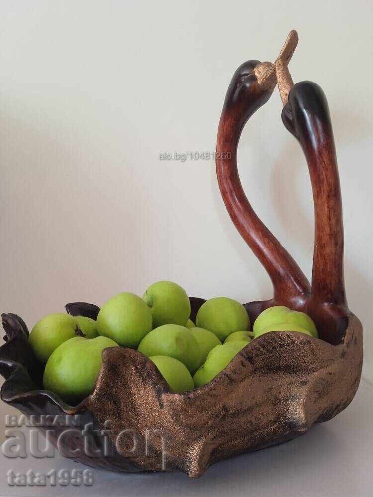 Γύψινο γλυπτό κύπελλο 34,5*31,5*24,5 εκ