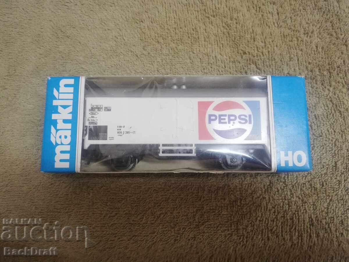 Toy Model Freight Wagon Pepsi, Marklin HO 4419 Train Car
