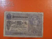 GERMANY 5 Marks - issue 1917