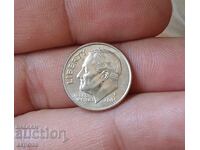 1 дайм САЩ 2005/ P нециркулирал