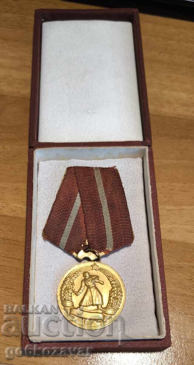 Medalie "Pentru merit în luptă"! Cutie!