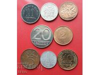 Mixed lot of 8 coins