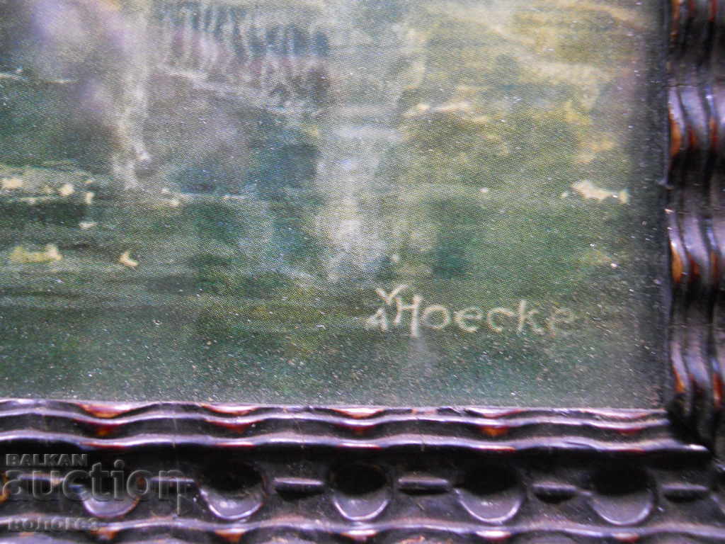 Δημοπρασία Παλιά ζωγραφιά (διαστάσεις 30,2 x 20,5 εκ.) - Βέλγιο