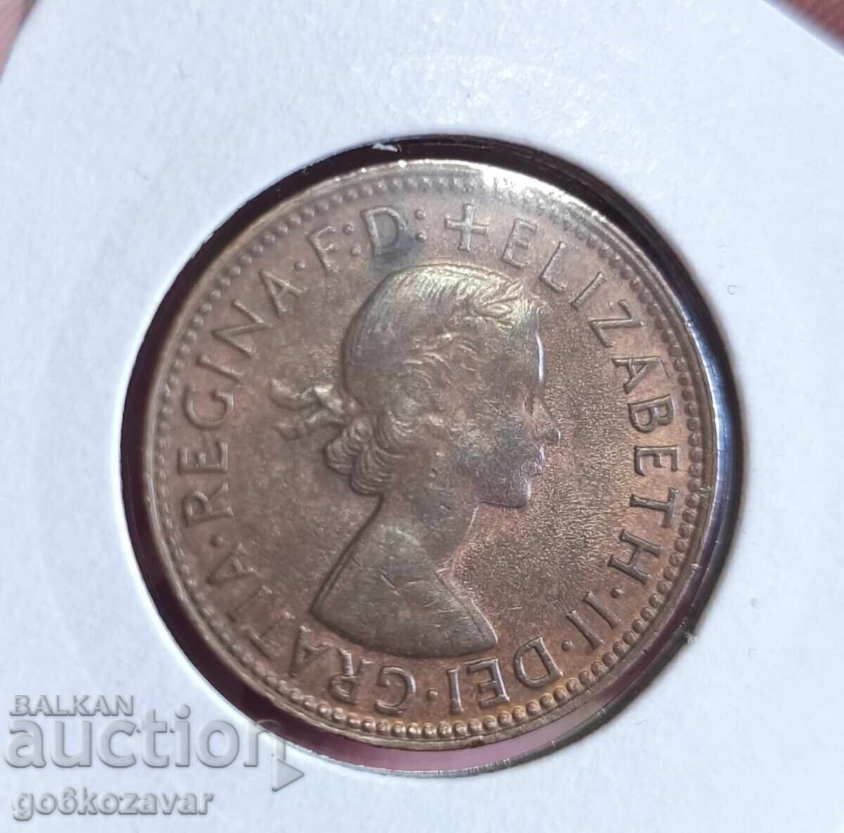 Αυστραλία 1/2 πένι 1964 με τιμή 2.30 BGN | € 1.18