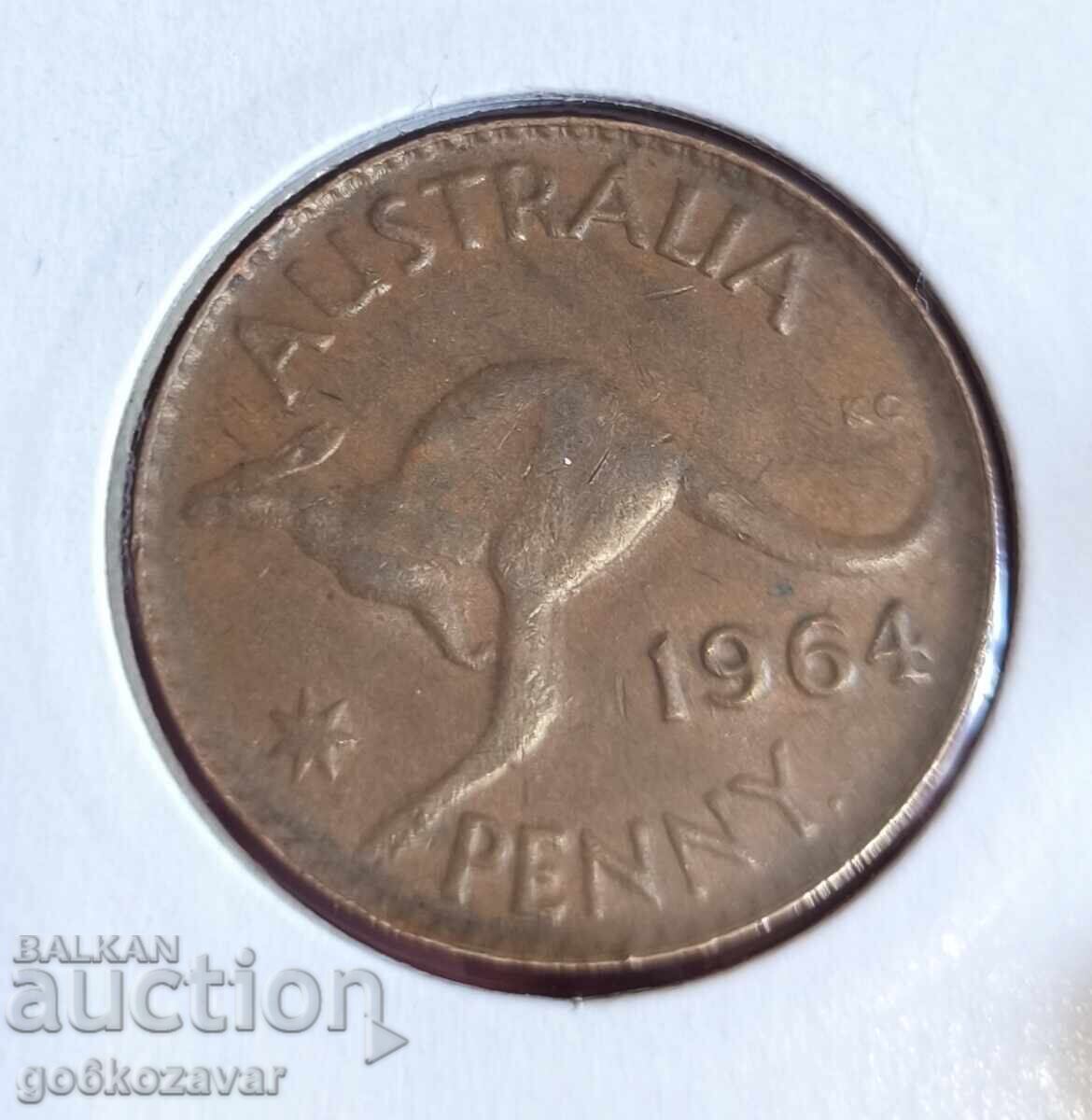 Αυστραλία 1 πένι 1964 με τιμή 2.30 BGN | € 1.18