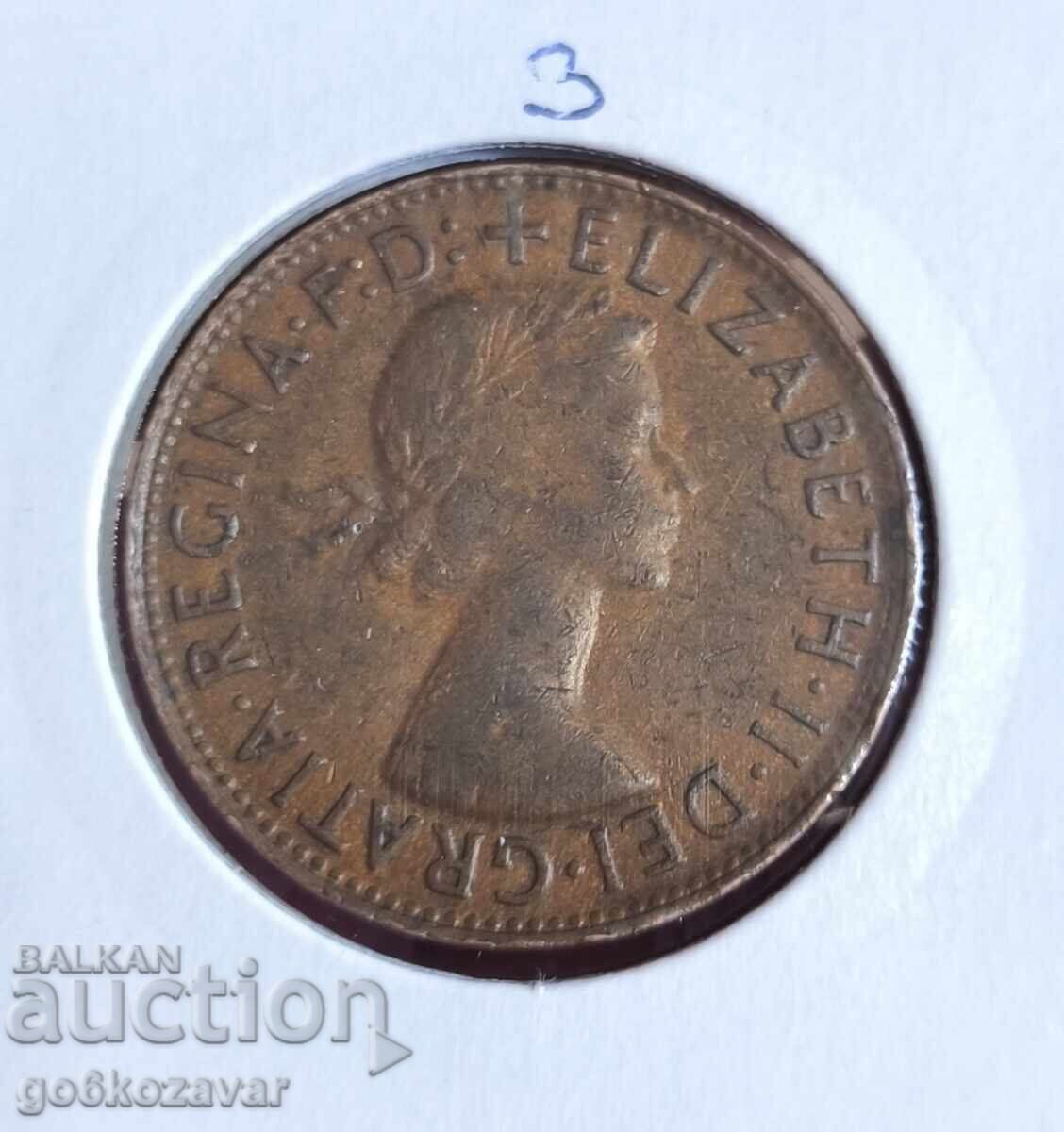 Австралия 1 пени 1960г с цена 2.30 лв. | € 1.18