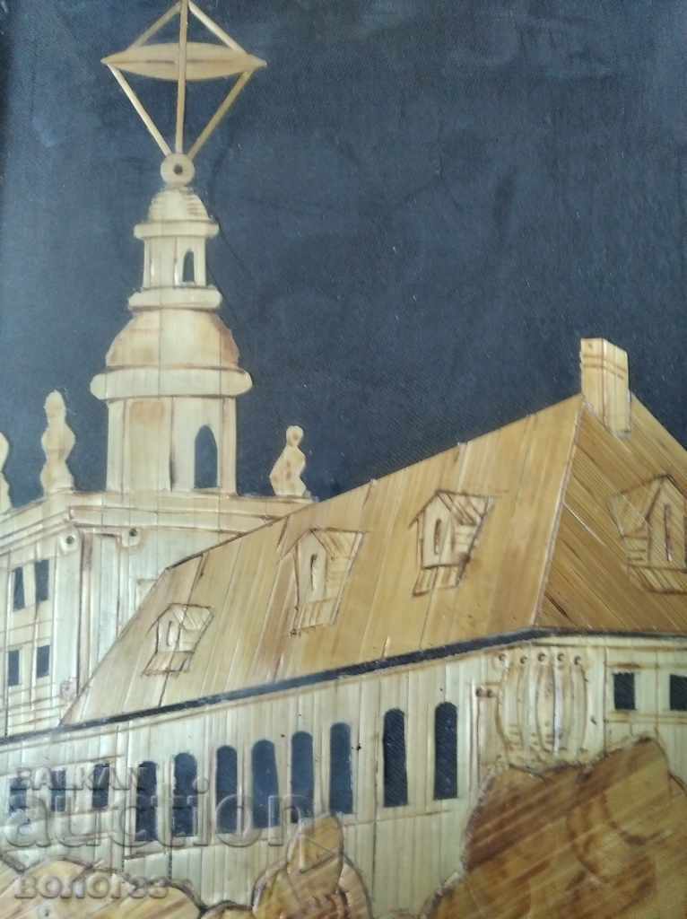 Картина от брезова кора "Кралския замък във Варшава" - Полша с цена 10.00 лв. | € 5.11