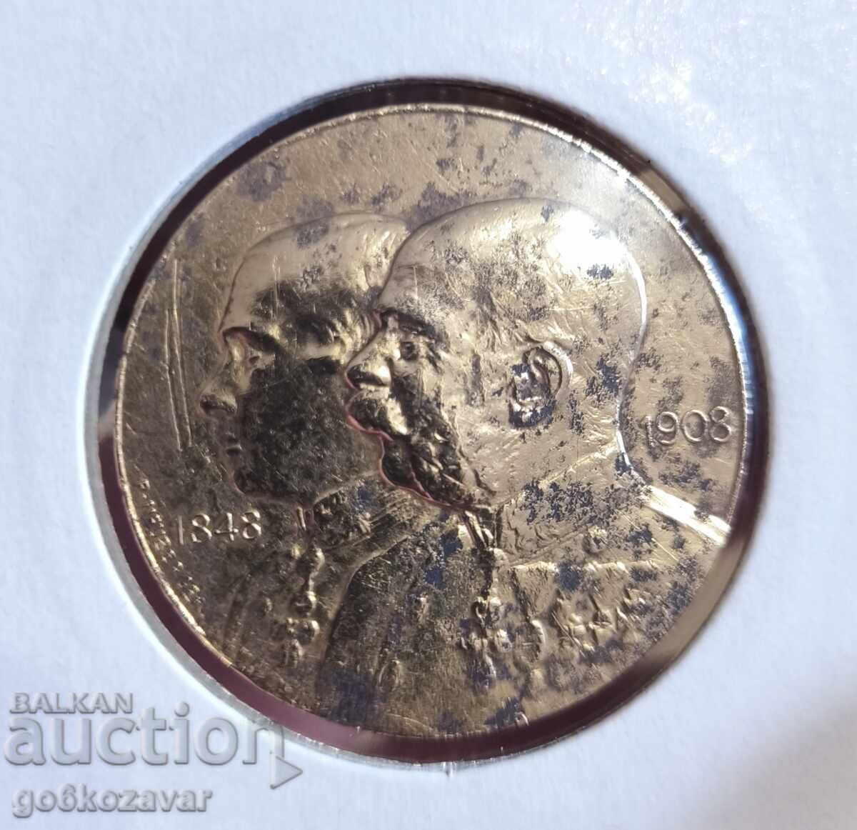 Австрия Медал Конни надбягвания 1908г Рядко ! с цена 14.90 лв. | € 7.62