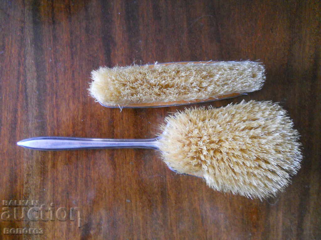 Antique toilet brushes - silver with niello (hallmarked) with price 100.00 BGN | € 51.13