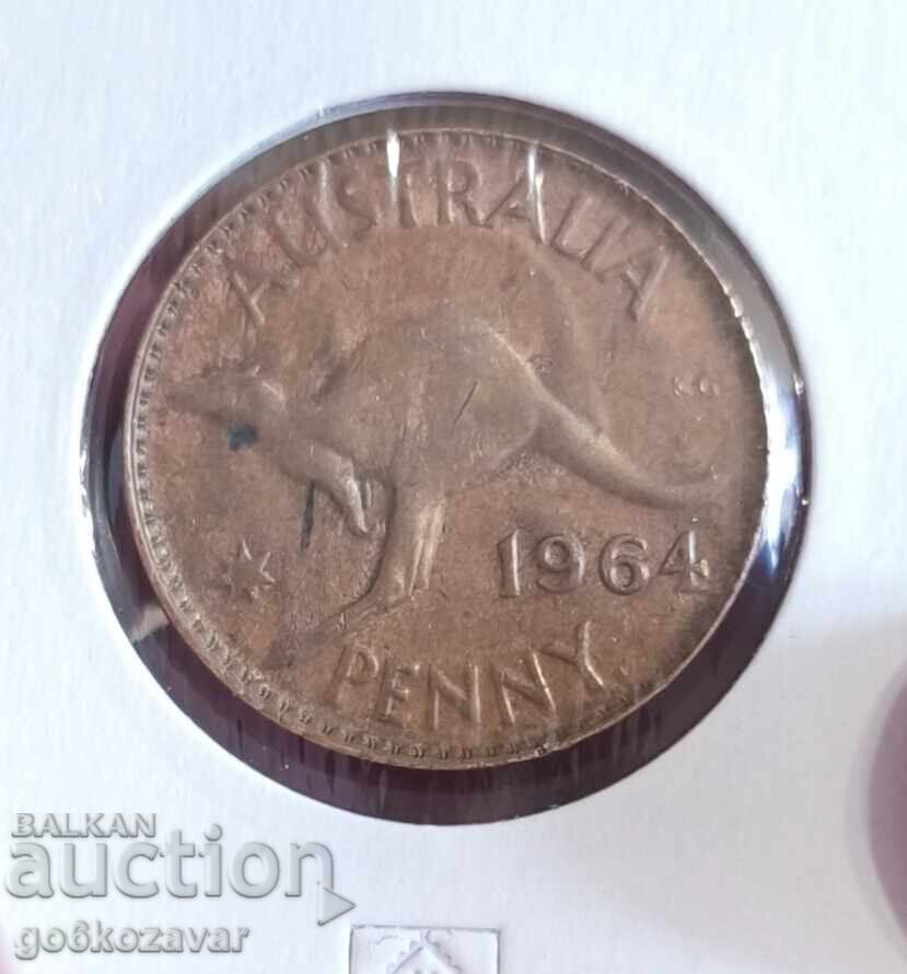 Αυστραλία 1 πένι 1964 με τιμή 2.20 BGN | € 1.12