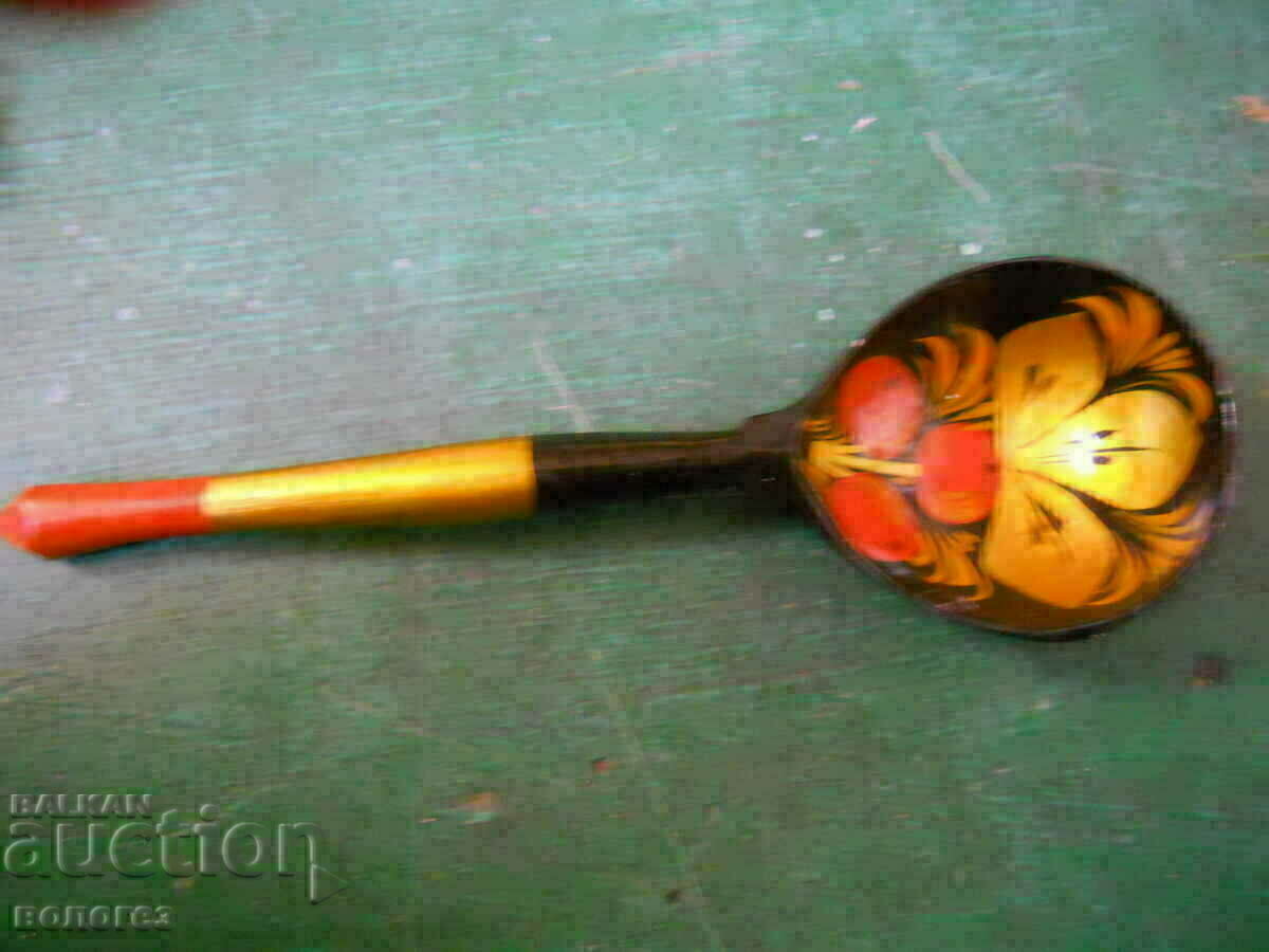 Set of wooden spoons "Khokhloma" - USSR (hand painted) with price 24.00 BGN | € 12.27