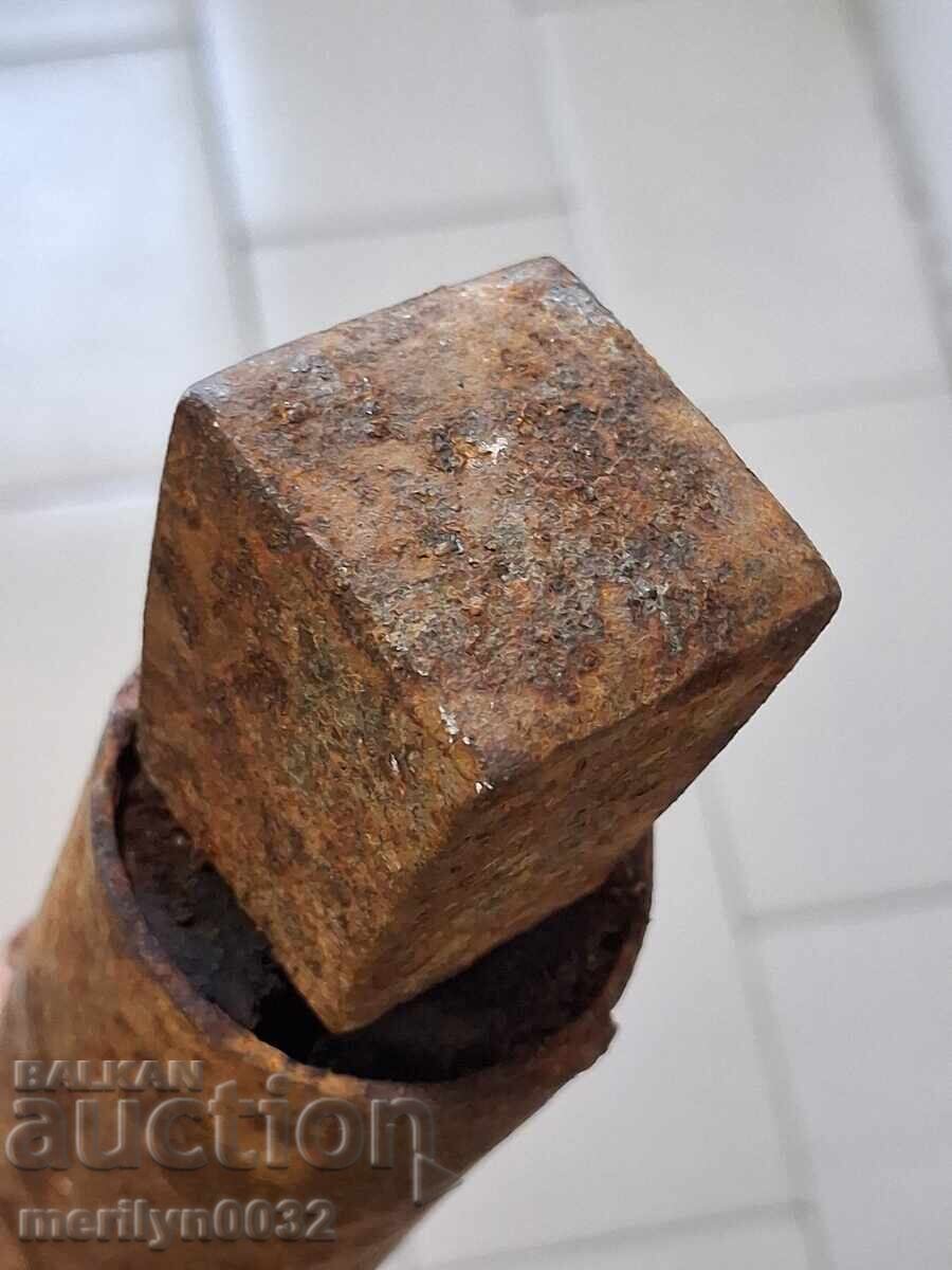 Old hand-forged anvil for hair straightening - 5