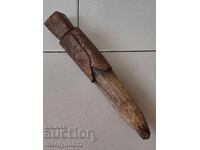 Old hand-forged anvil for hair straightening