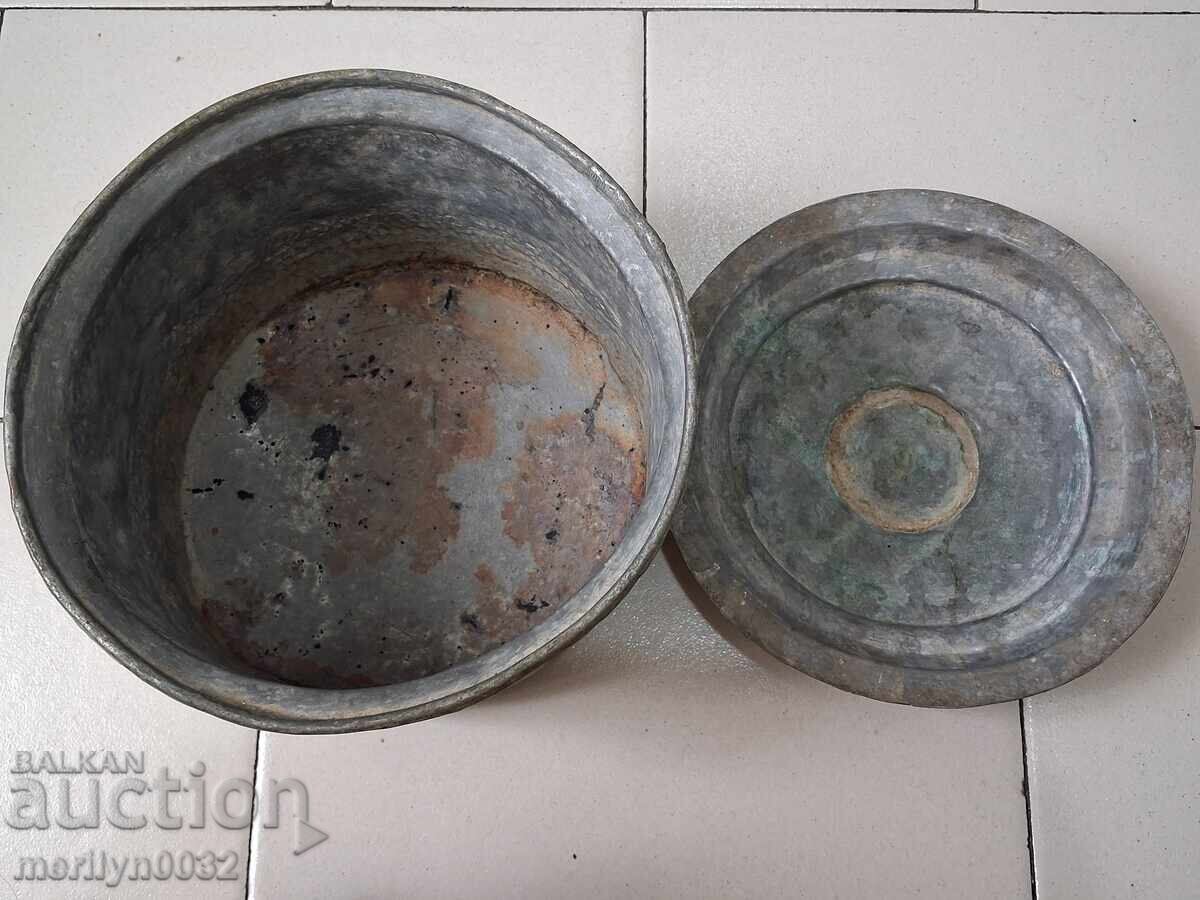 Παλιά χάλκινη κατσαρόλα, χαλκός, χάλκινο σκεύος - 6