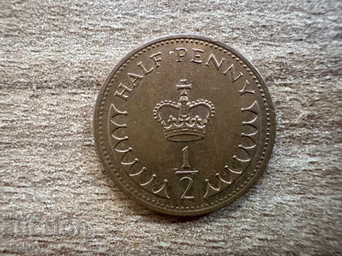 Ηνωμένο Βασίλειο - 1/2 πένες (1982) Ηνωμένο Βασίλειο - 1/2 πένες (1982)