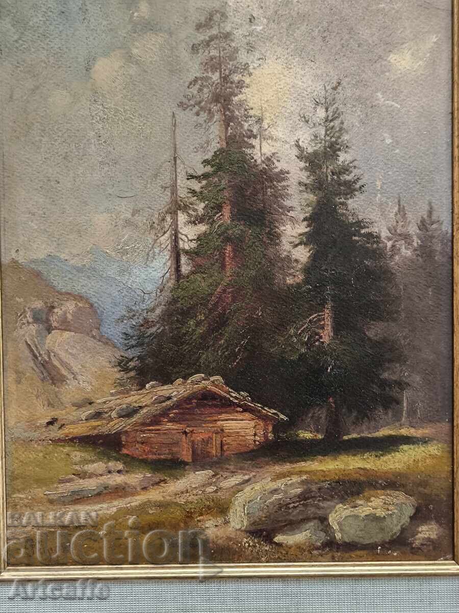 Δημοπρασία Πίνακας 19ου αιώνα, λάδι, πλαισιωμένος, υπογεγραμμένος