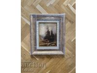 Картина 19-ти век,масло,рамкирана подписана