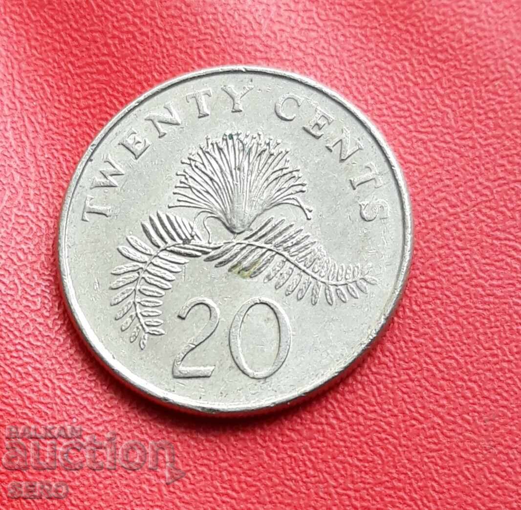 Singapore - 20 cenți 1997