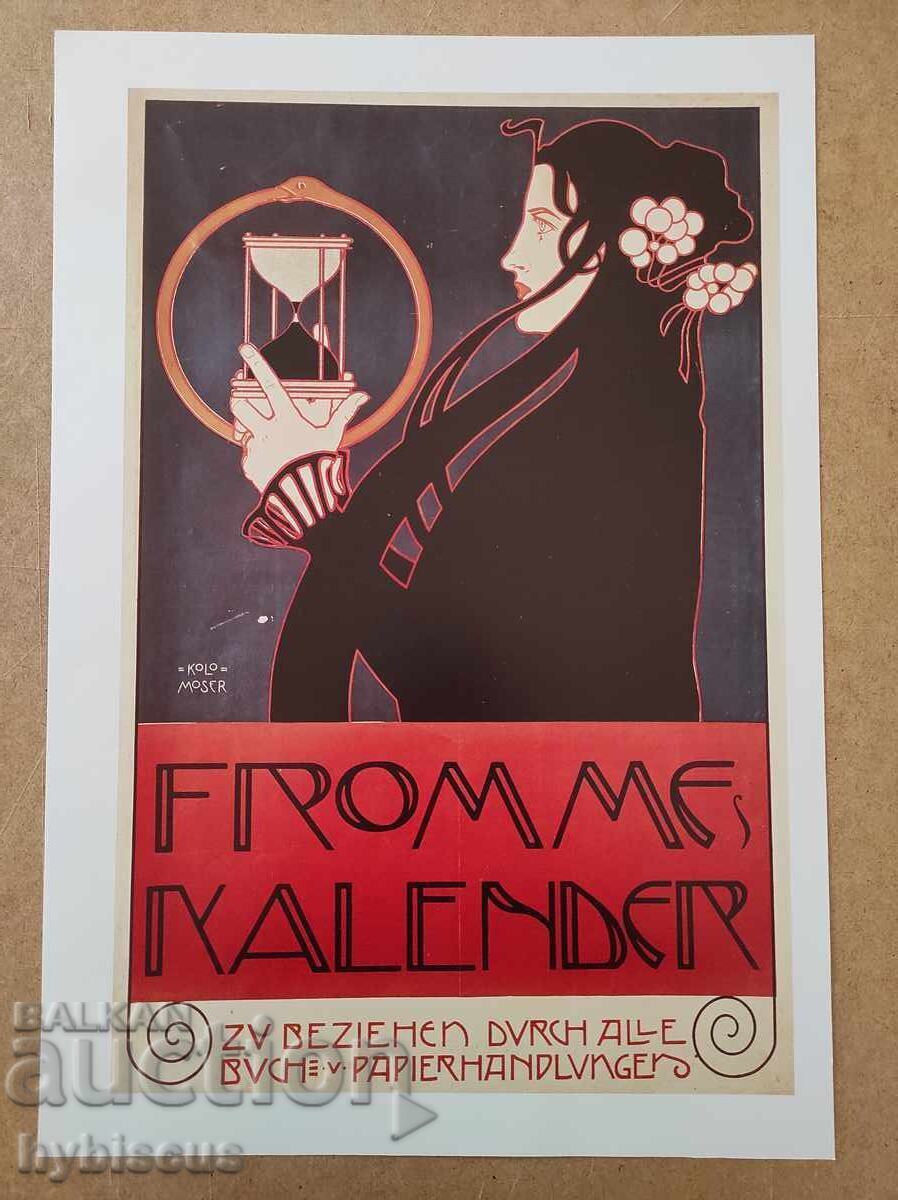 Art Nouveau poster / Jugendstil art poster