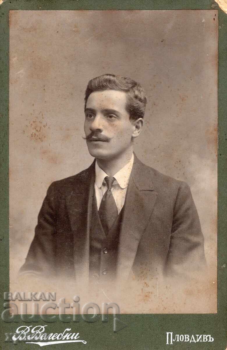 FOTOGRAFIE VECHE - CARTON - V.VALEBENI - PLOVDIV - 2476