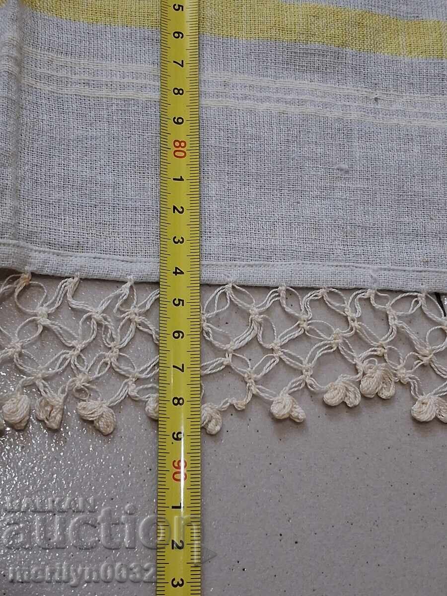 Broderie veche kenar din pânză țesută manual - 5 Broderie veche kenar din pânză țesută manual - 5