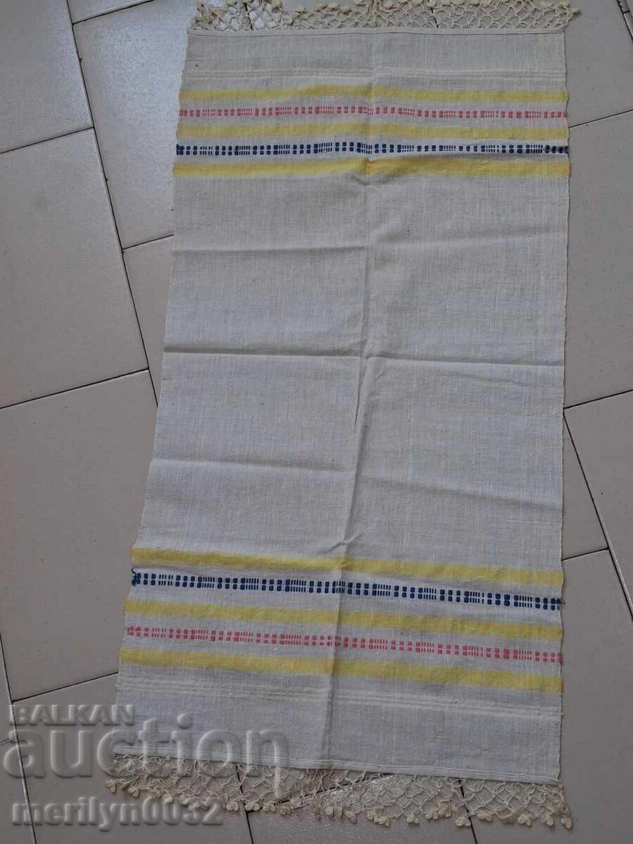 Broderie veche kenar din pânză țesută manual Broderie veche kenar din pânză țesută manual