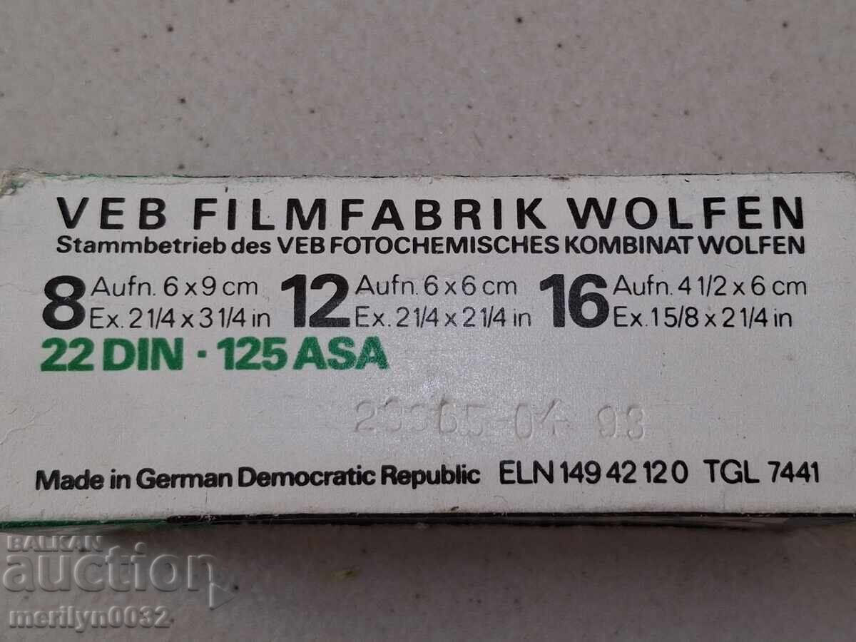 ORWO GDR Photo Film, GDR, Brand New, UNUSED Film, 10 pcs - 5 ORWO GDR Photo Film, GDR, Brand New, UNUSED Film, 10 pcs - 5