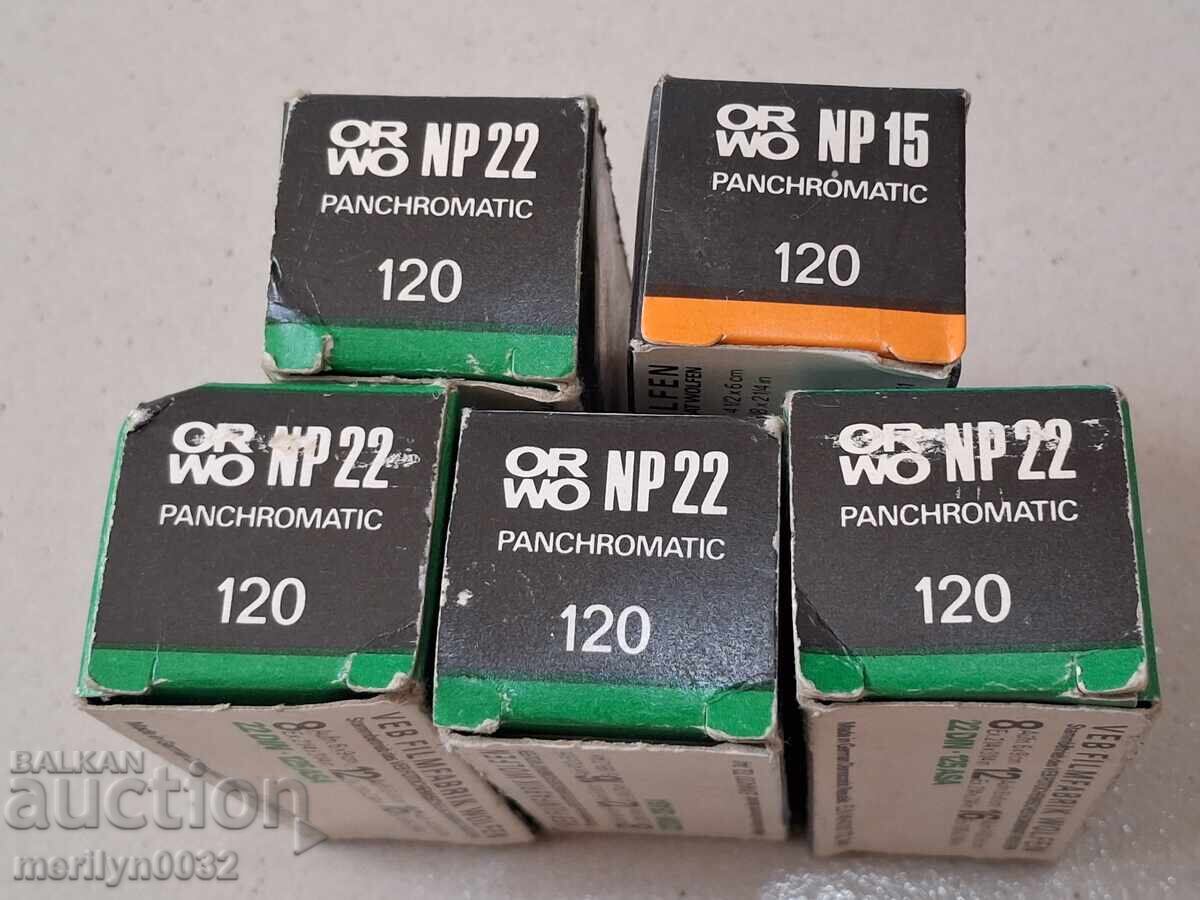 ORWO GDR Photo Film, GDR, Brand New, UNUSED Film, 10 pcs - 6 ORWO GDR Photo Film, GDR, Brand New, UNUSED Film, 10 pcs - 6