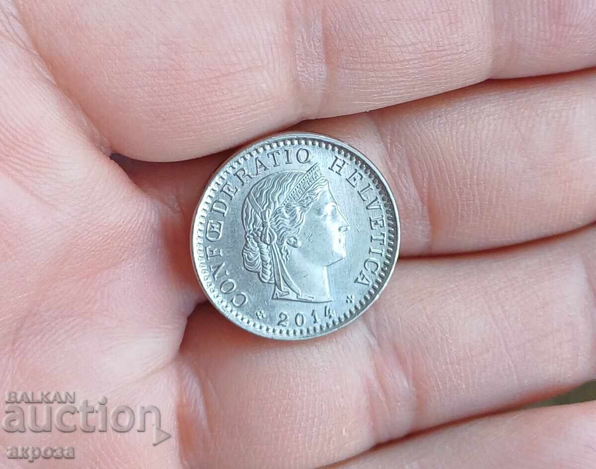 20 rapeni Elveția 2014 necirculate