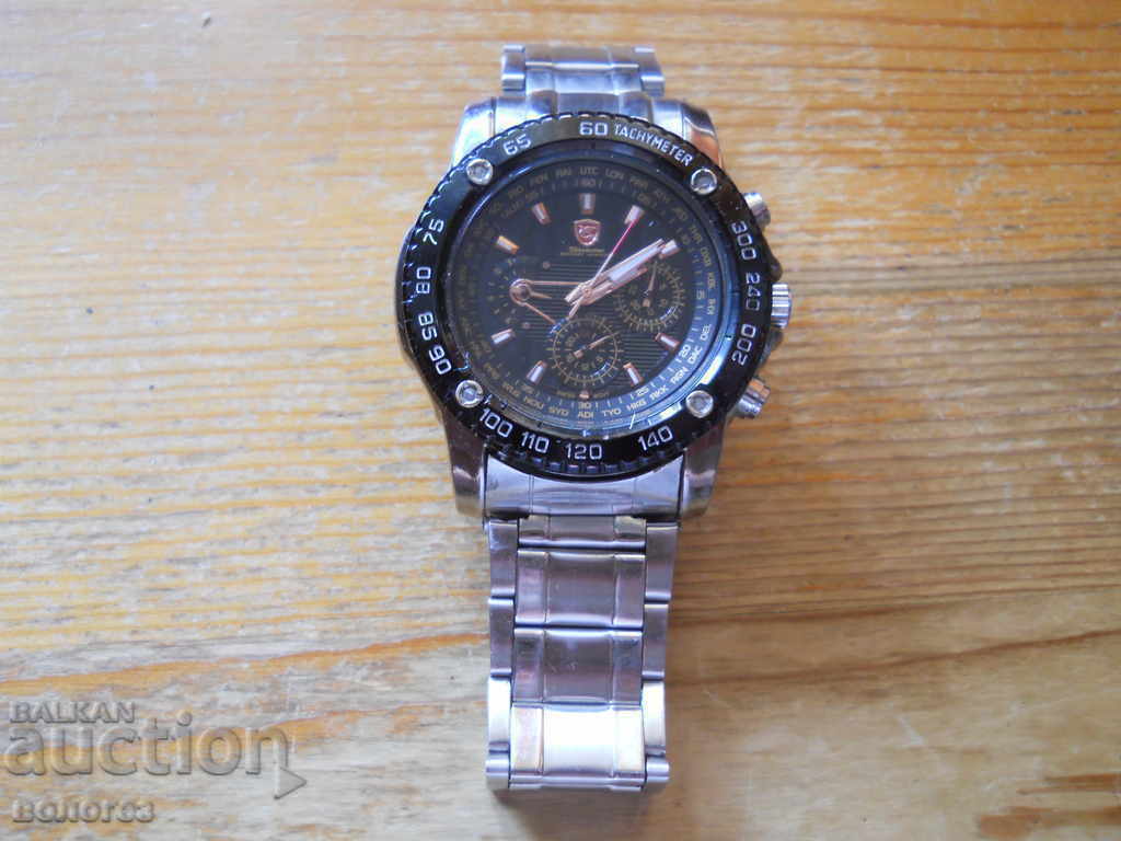 Ρολόι Chronograph "Shark" Ελβετία με τιμή 80.00 BGN | € 40.90 Ρολόι Chronograph "Shark" Ελβετία με τιμή 80.00 BGN | € 40.90