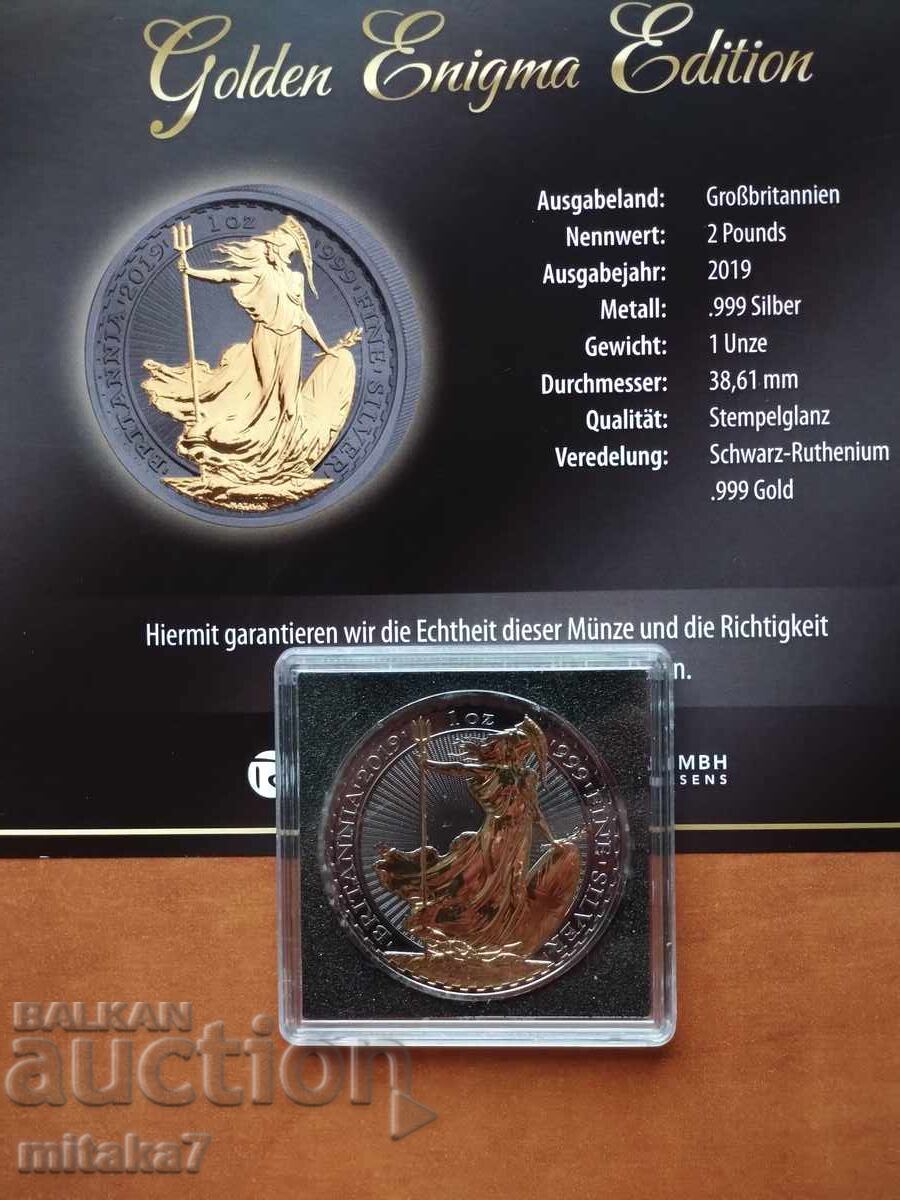 Silver Britannia, 1oz, 2019, UK Silver Britannia, 1oz, 2019, UK