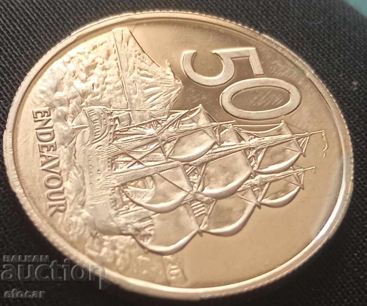 50 λεπτά Νέας Ζηλανδίας 1967 - 5