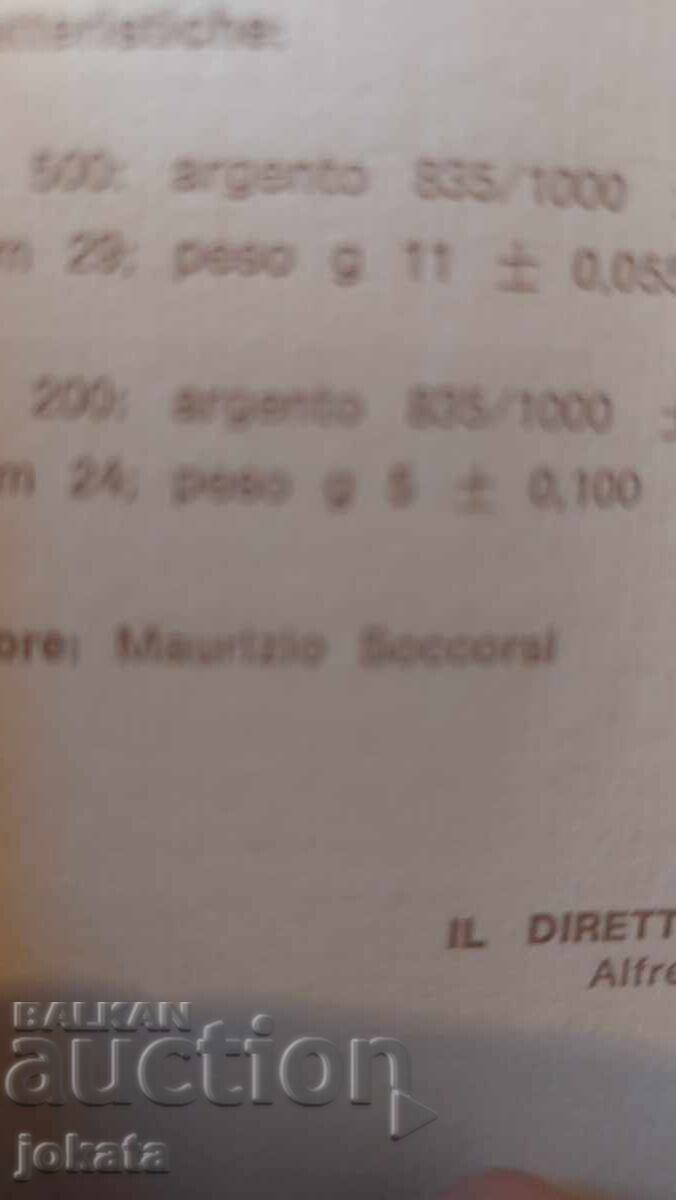 Lot of 200 and 500 Lira Silver Jubilee Coins - 5