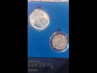 Lot of 200 and 500 Lira Silver Jubilee Coins