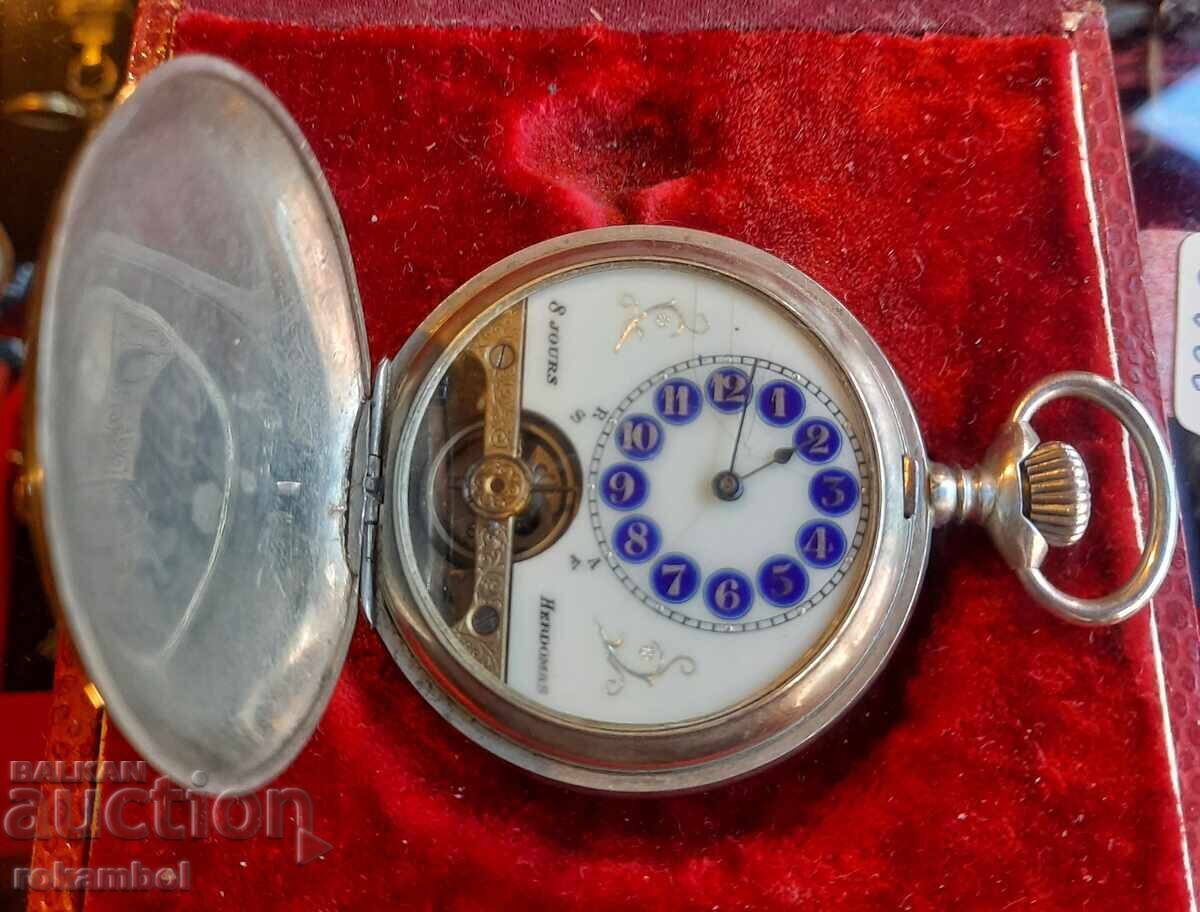 Delivery of Antique Swiss Hebdomas pocket watch