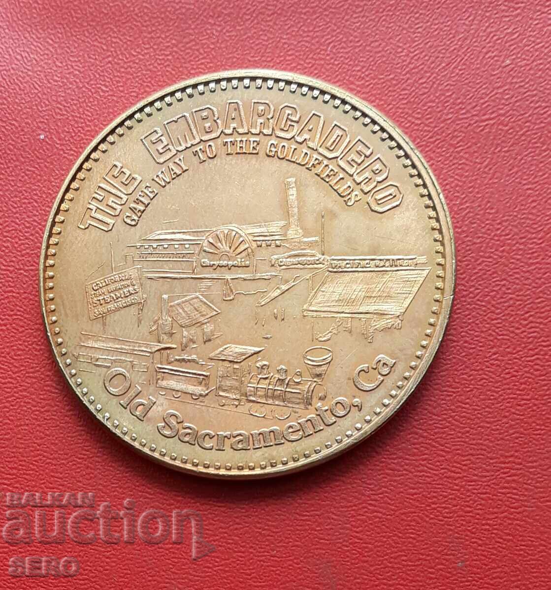 Medalie-SUA-California-Sacramento-capitala statului