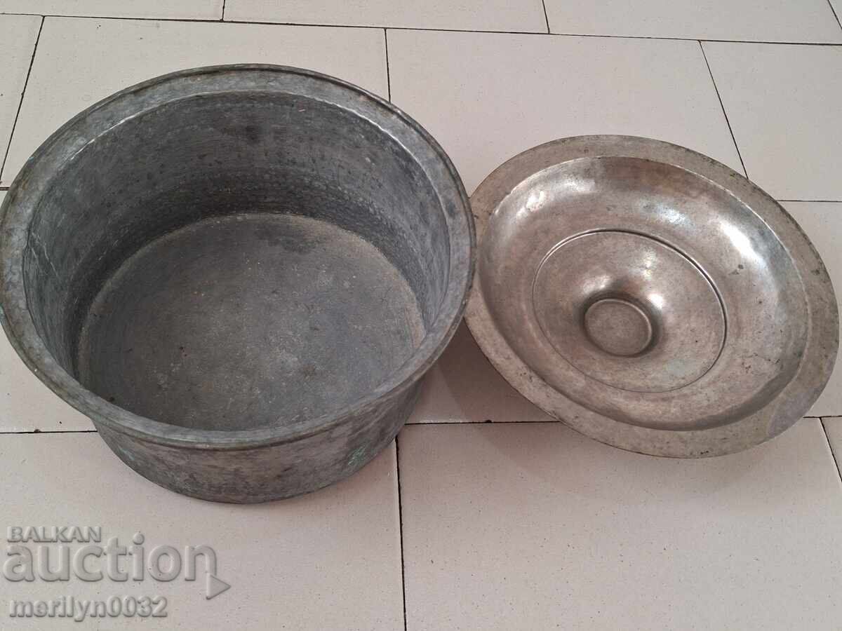 Παλιά χάλκινη κατσαρόλα, χαλκός, χάλκινο σκεύος - 5