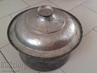 Παλιά χάλκινη κατσαρόλα, χαλκός, χάλκινο σκεύος