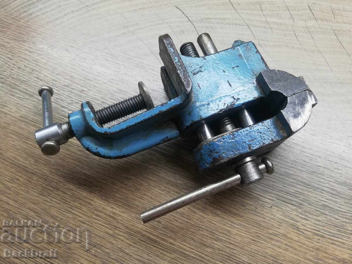 Auction  Old Russian Watchmaker's, Jeweler's Vise, Anvil