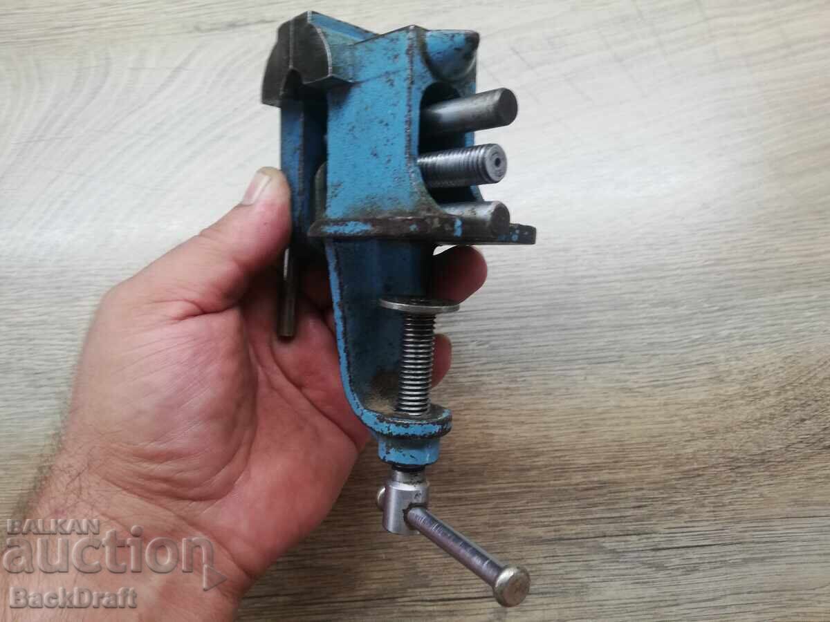 Old Russian Watchmaker's, Jeweler's Vise, Anvil - 5